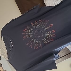 XL American Eagle Super Soft Standard Fit. Grayish Blue LOVE WINS AGAIN & AGAIN